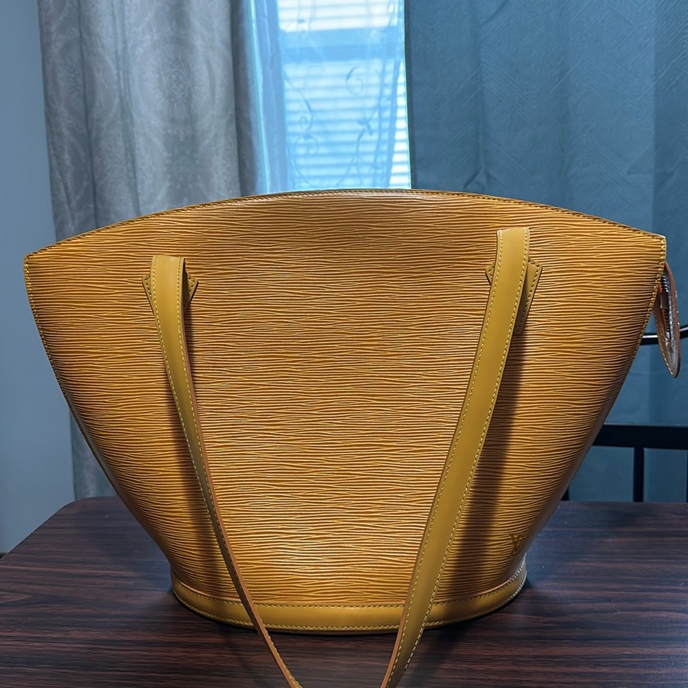 Louis Vuitton Brown Tote Bag with Structured Design